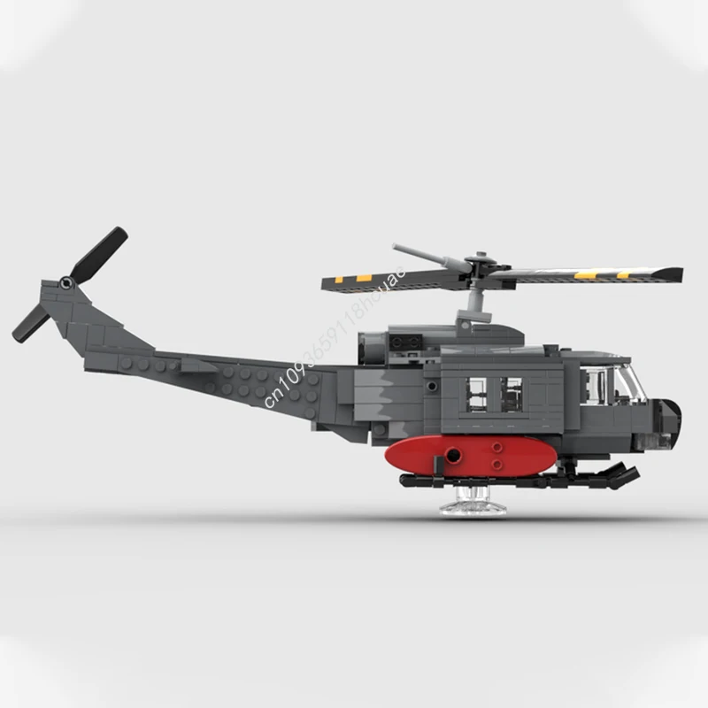 Фото 428 шт. MOC Bell UH-1 Iroquois строительные блоки Рождественский коллектор для снятия стресса для взрослых креативные модульные здания идея подарок №2