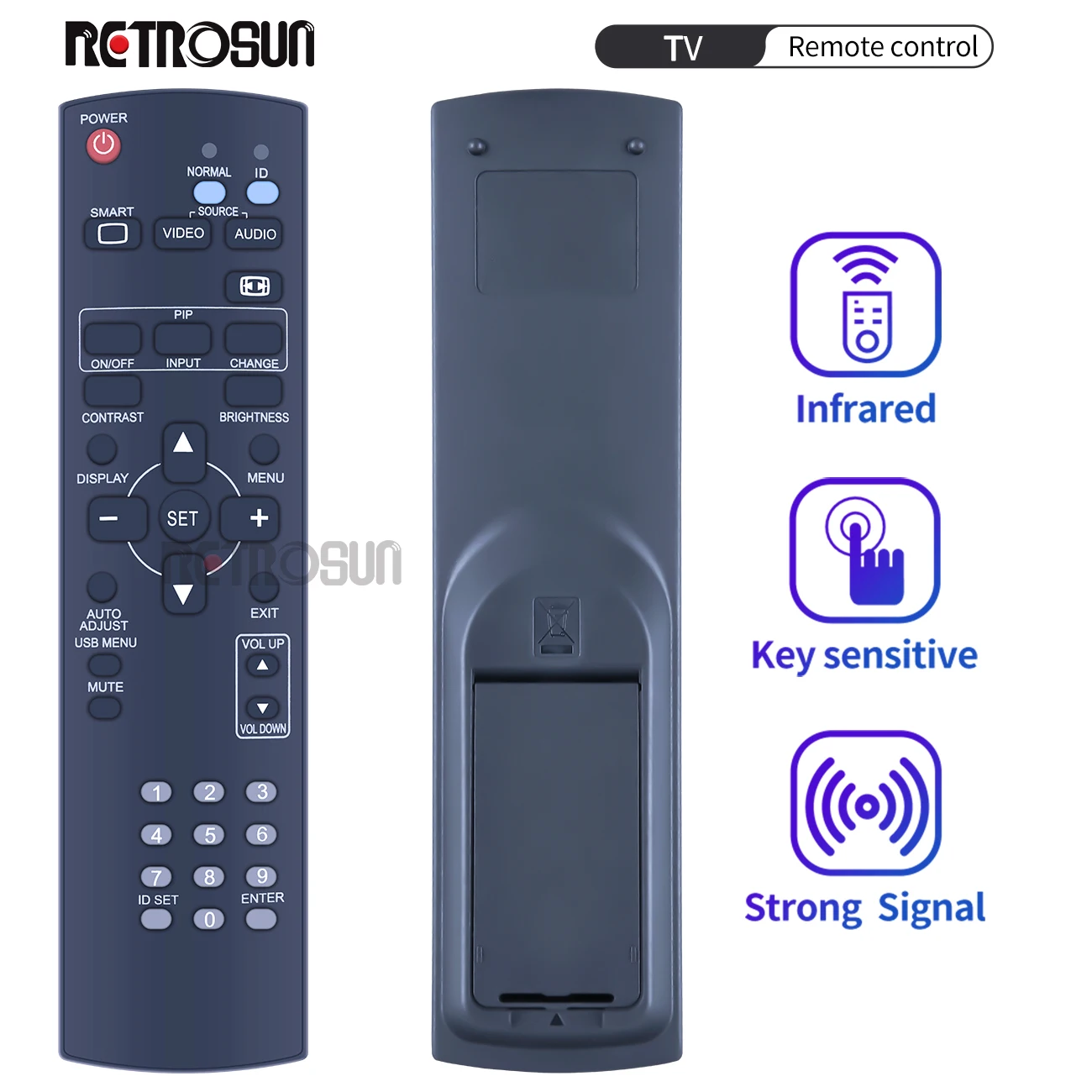 Новый пульт дистанционного управления для philips YKF326-020 BDL4777XL 006 BDL3215E BDL3215E00 BDL4225E BDL4225E00/00 LCD HDTV монитор дисплея