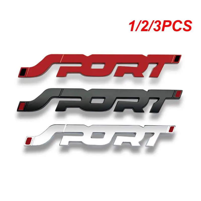 

1/2/3 шт. автомобильные аксессуары стикер металлический 3D хром черный автомобиль багажник гоночный Спорт слово письмо логотип эмблема значок наклейка
