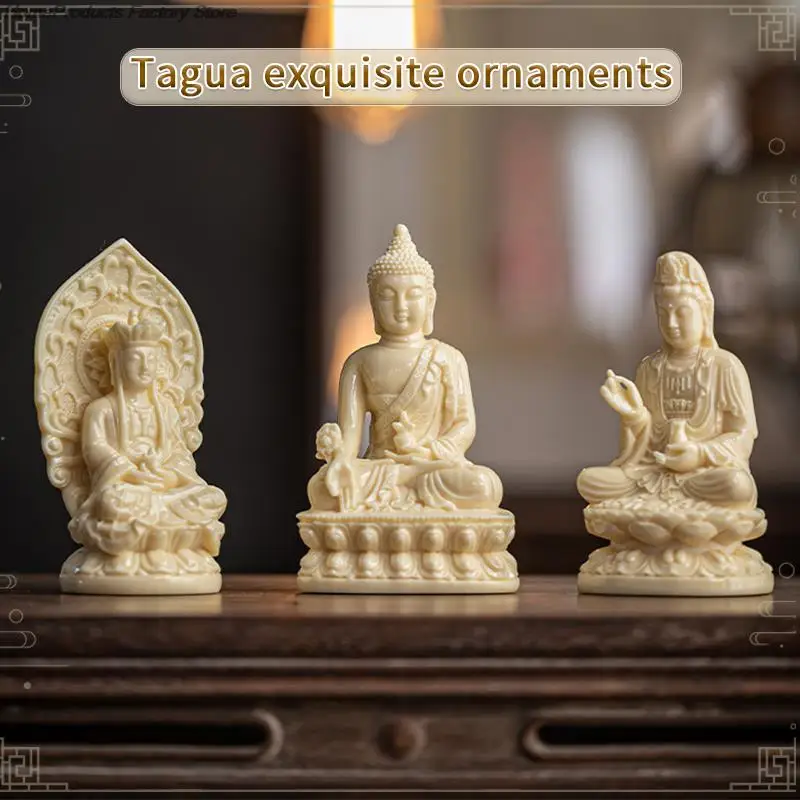 

Exquisite Medicine Master Buddha Characters Avalokitesvara Statue Ceramic Art Sculpture Buddha Zen Crafts Home Office Decor