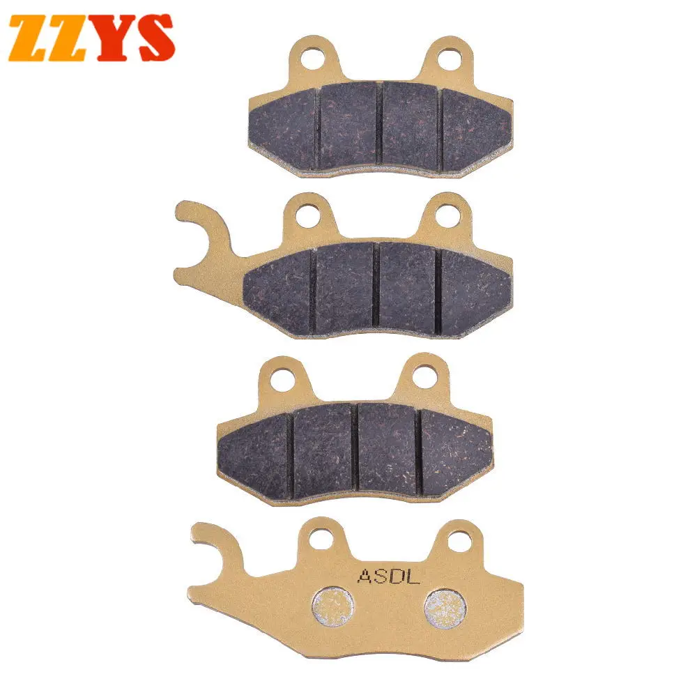 

Motorcycle Ceramic Front Rear Brake Pads Set For KAWASAKI KLR650 300mm O/D F/Disc 240mm O/D R/Disc 2021 KLR 650 KL650E 2008-2009