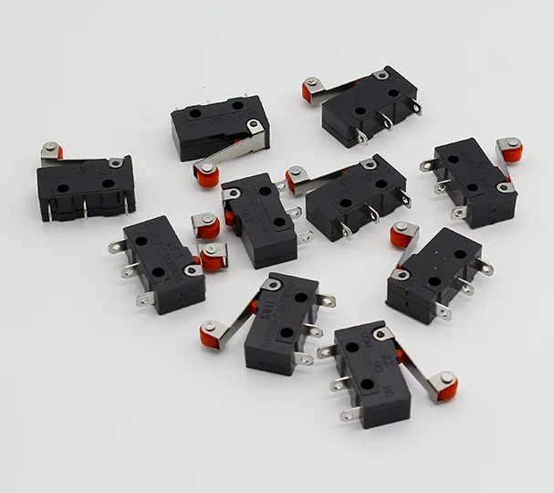 10 шт. роликовые Рычажные клеммы PCB микро концевые переключатели нормального