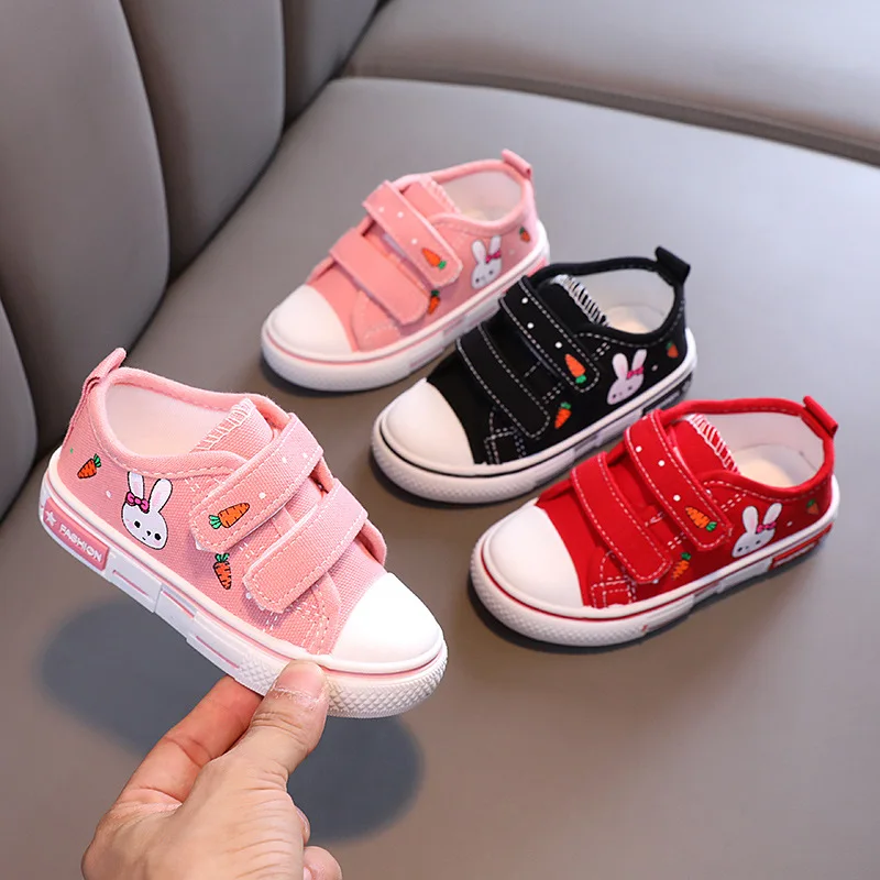 

Kids shoes for girl children canvas shoes boys sneakers Spring autumn girls shoes White High Solid fashion Children shoes