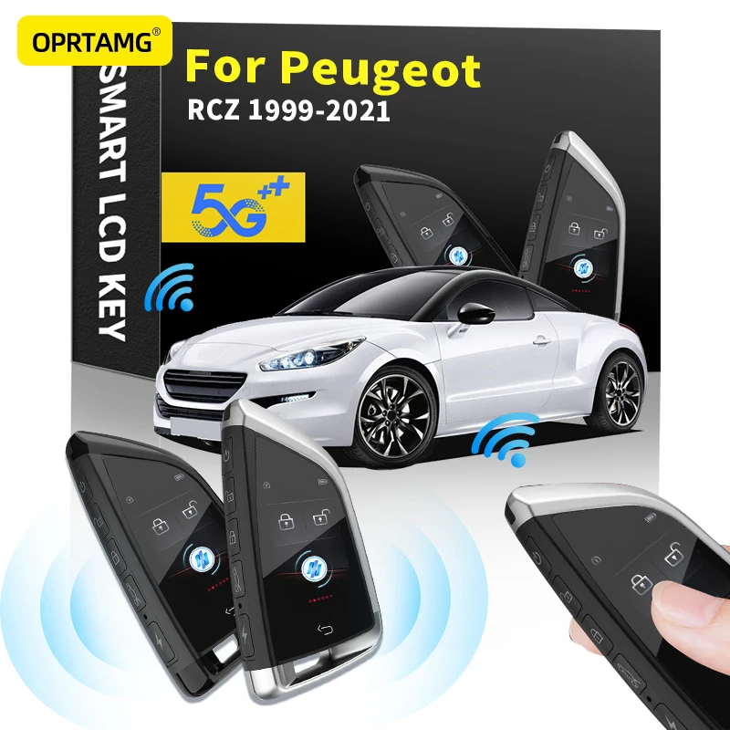 

Remote Key LCD Display Screen for keyless-go smart key vehicle For Peugeot RCZ 2000 2001 2002 2003-2017 2018 2019 2020 2021 2022