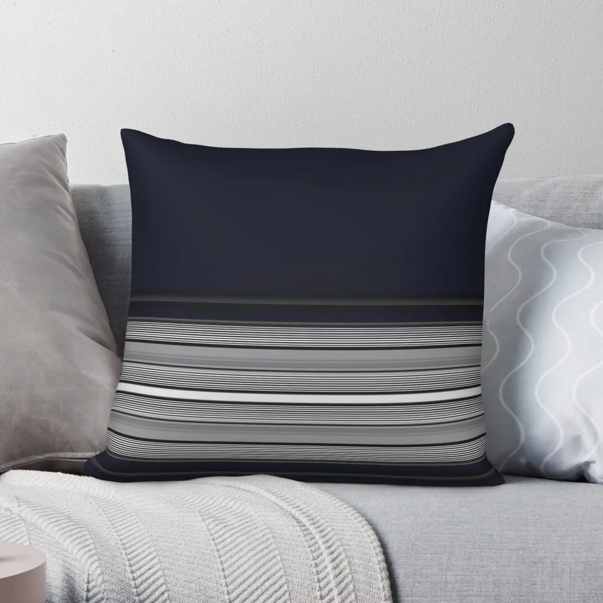 

Чехол для автомобильной подушки темно-синего цвета, цвета индиго