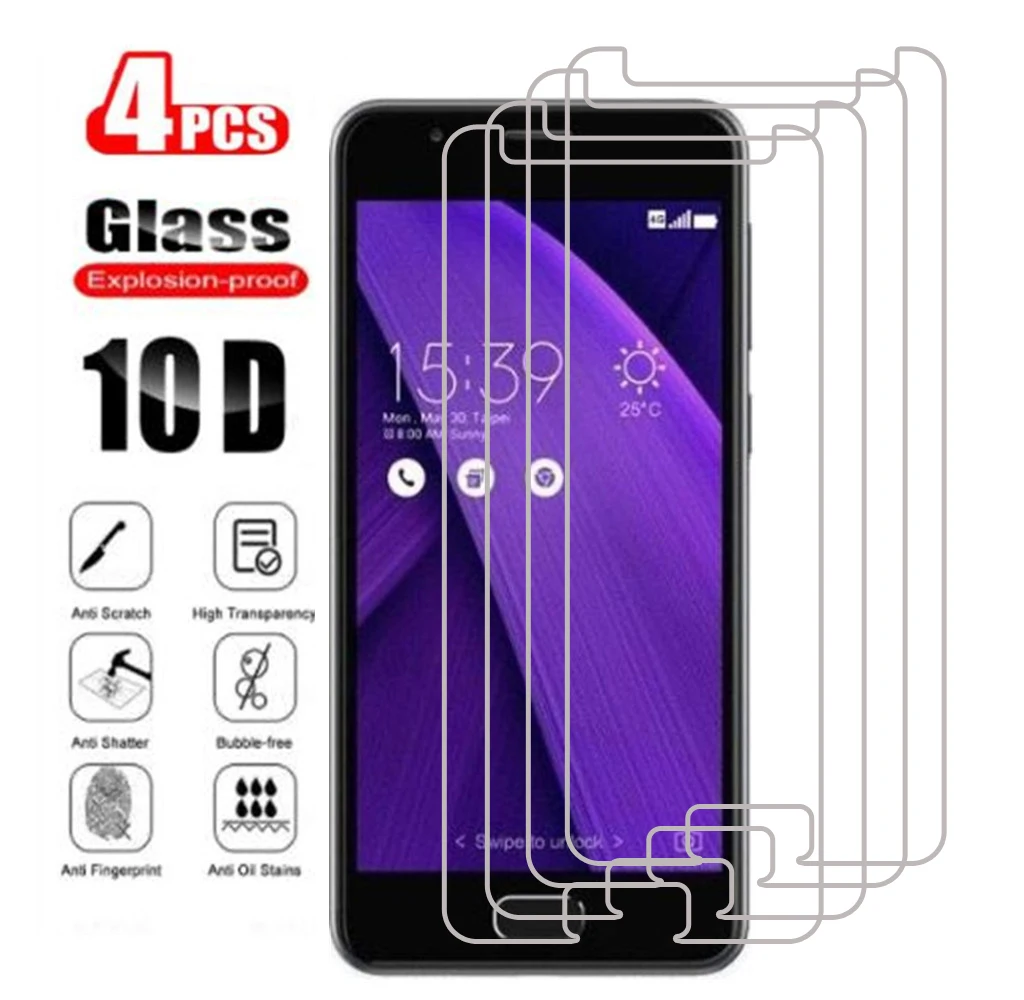 

4 шт. для ASUS ZenFone 4 Max HD ZB500TL, X00KD закаленное стекло, Защитная пленка для экрана Pegasus 4A