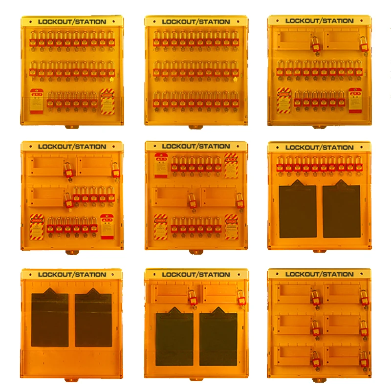 Прозрачный настенный стенд для образцов покраски ногтей Закрытая