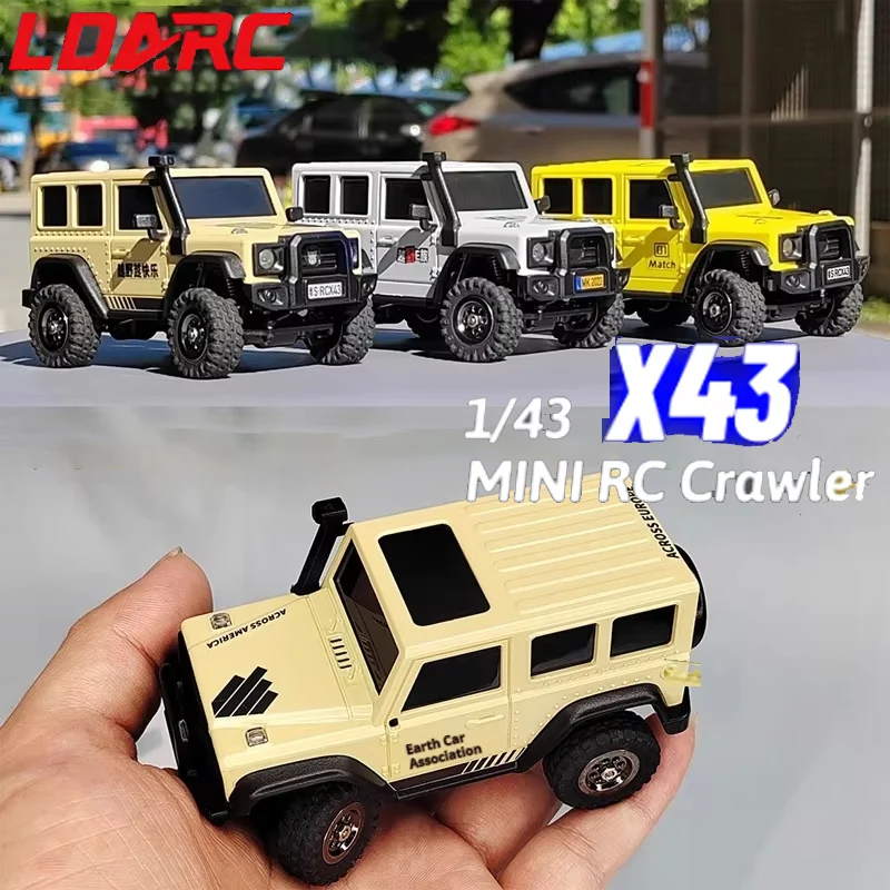 LDARC X43 Масштаб 1/43 Мини Радиоуправляемый Трековый Автомобиль 4WD Gусеничная Машинка