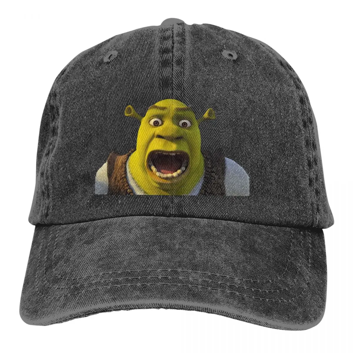 

Summer Cap Sun Visor Surprised Hip Hop Caps Shrek Comedy Film Cowboy Hat Peaked Hats