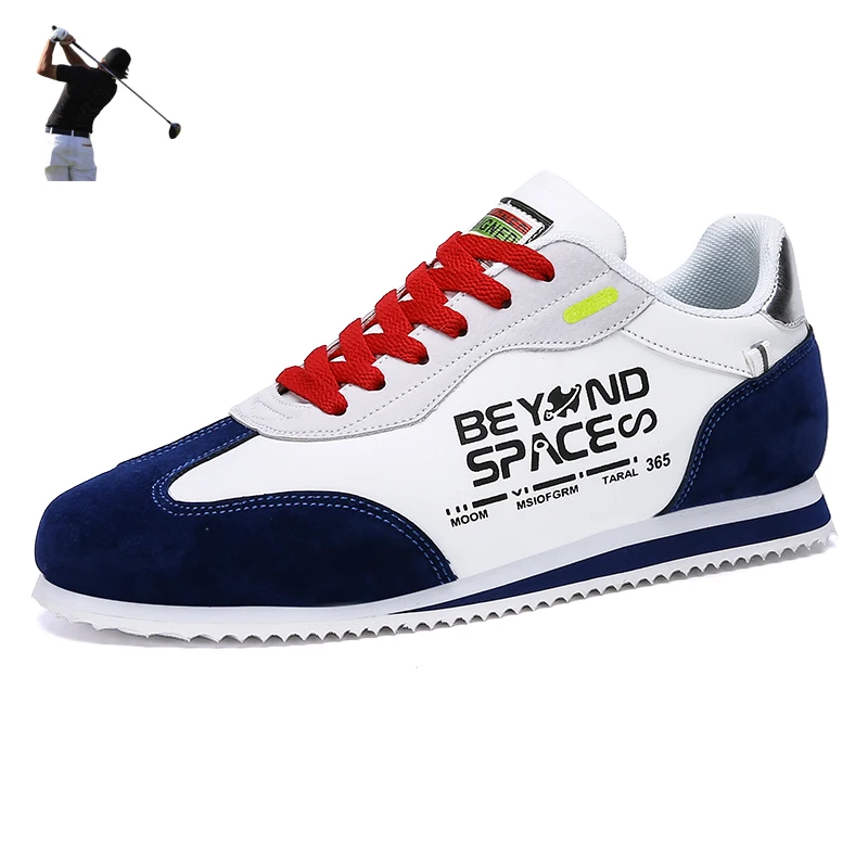 

New Cool Youth Golf Shoes Men Breathable Outdoor Sport Shoes Anti-Skid Male Golfing Sneakers Light Comfortable Golf Shoes