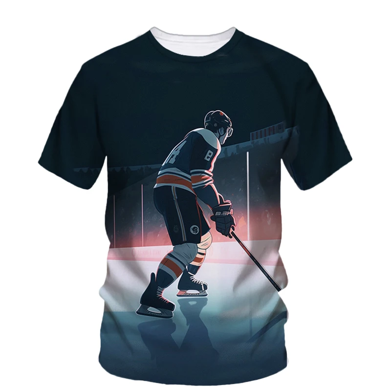 

Curling Summer Men's T-shirt Outdoor Leisure Street Fitness 3D Printing New Creative Short Sleeve O-Neck Quick Drying Loose Top