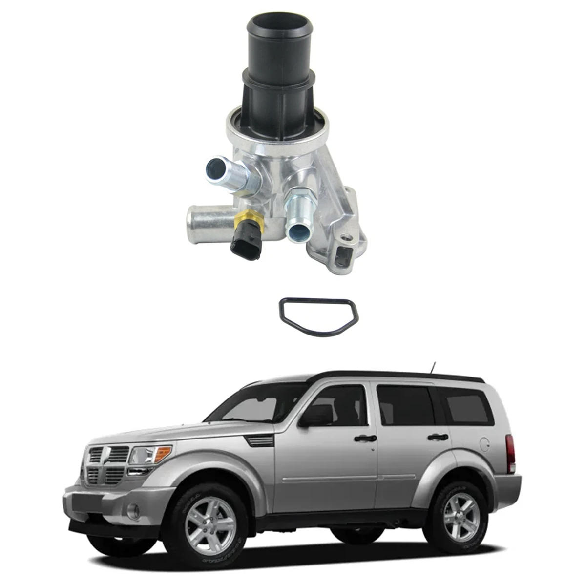 Термостат в сборе 68028074 AA для Dodge Nitro Jeep Cherokee Liberty 2.8 CRD 39012011 Ф