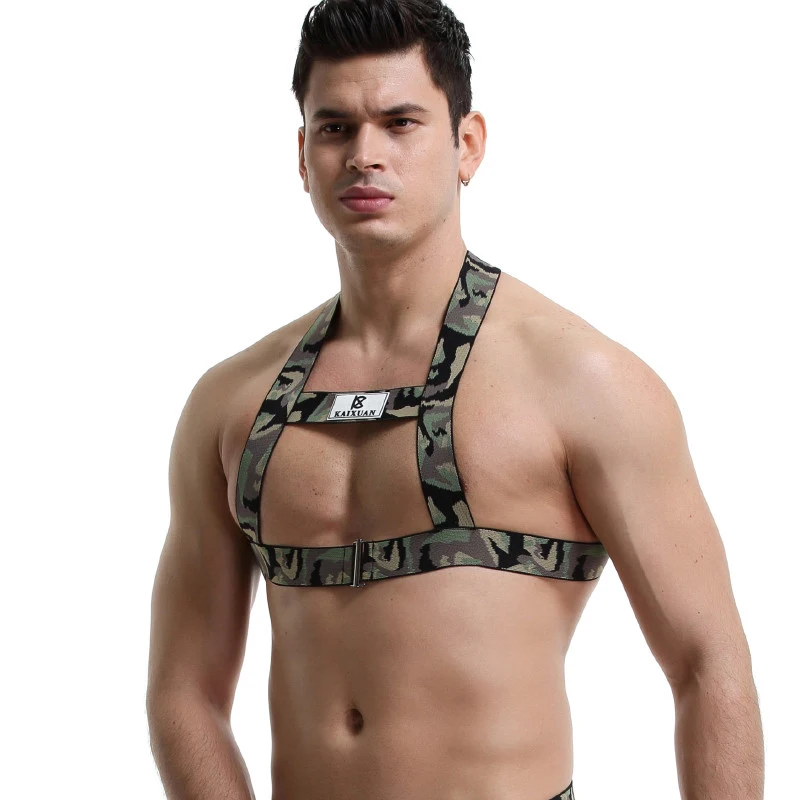 

AIIOU Men Tops Gay Funny Hollow Out Short Undershirt Elastic Bandage Short Tights Shirt Gay Underwear Fetish Costume Man Clothes