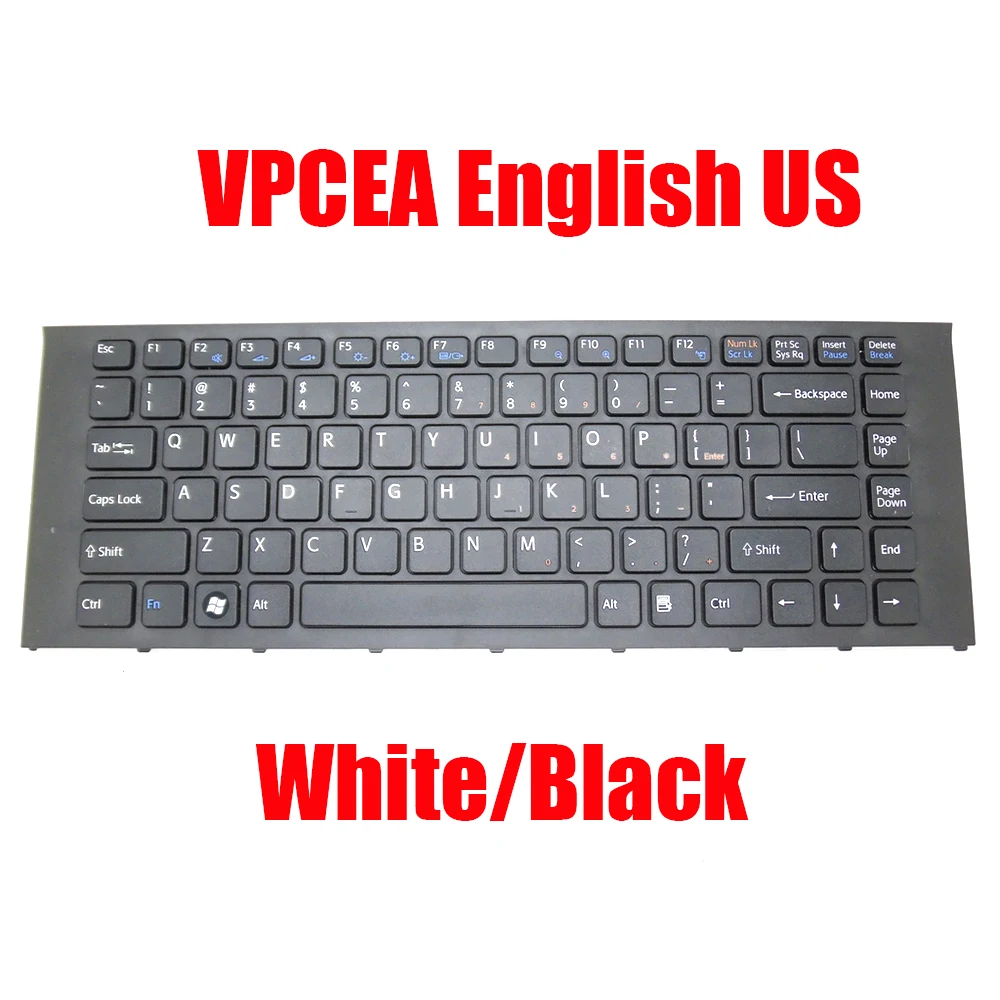 

Клавиатура с английской раскладкой для ноутбука SONY, для VAIO vpстрочки VPCEA12EG VPCEA12EN VPCEA13EN VPCEA15FA VPCEA15FG