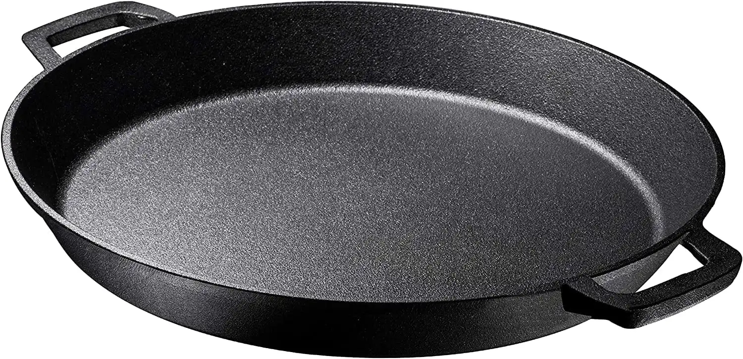 

| Pre Seasoned Cast Iron 12 Inch Crepe Pan Set - 5 Piece Kitchen