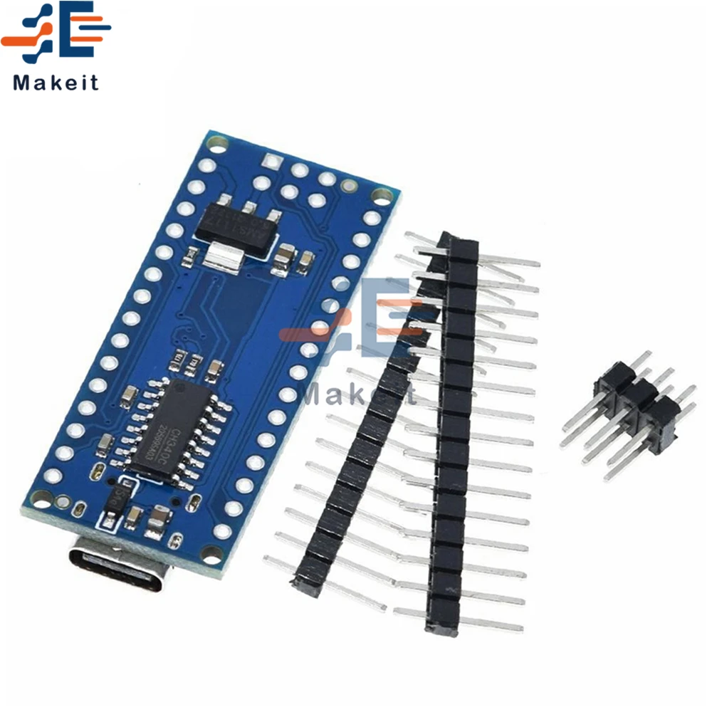 Плата разработки Atmega328 CH340 MINI Type-C Nano 3,0 USB-C, плата микроконтроллера ATmega328P CH340G 5 в 16 м для Arduino