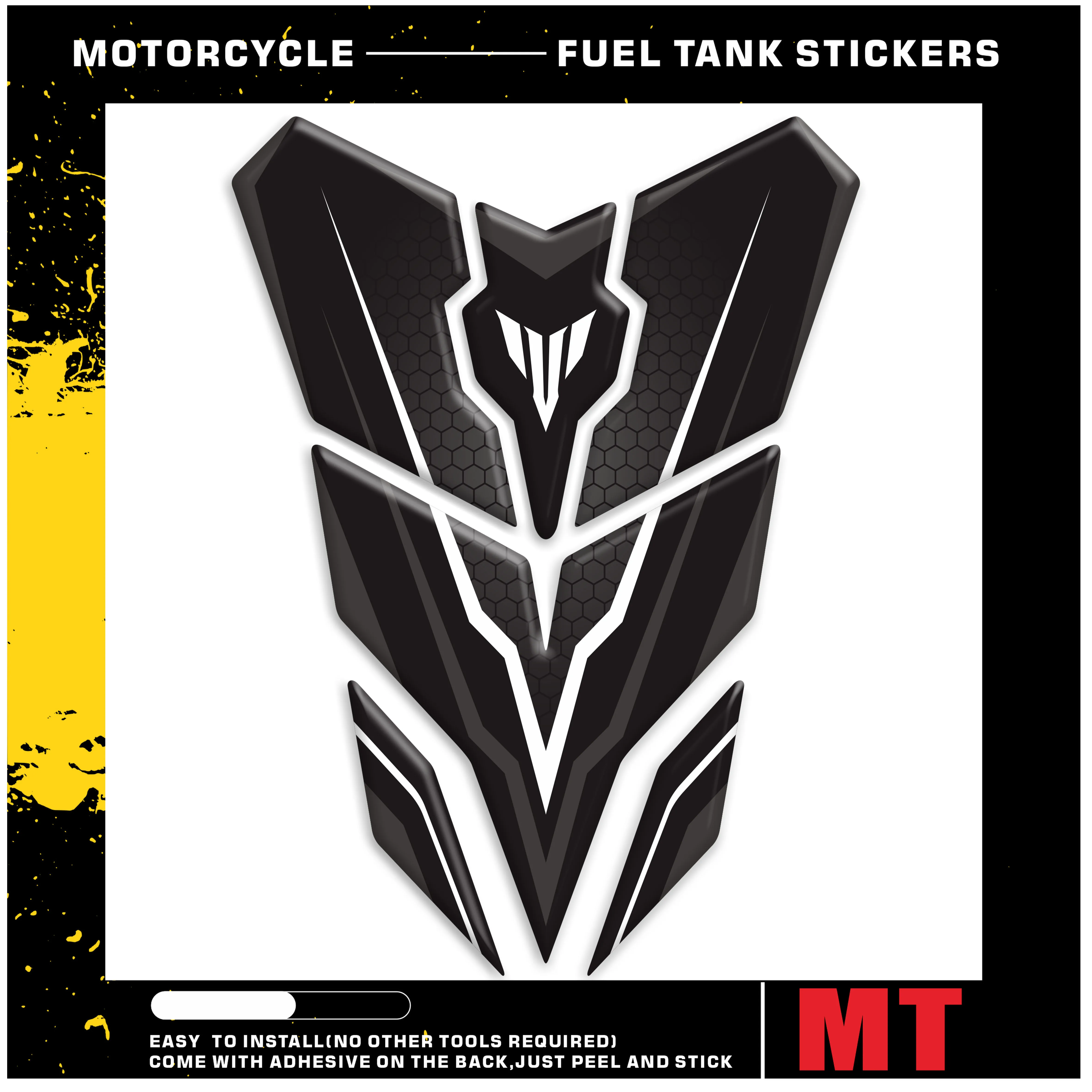 

Motorcycle Tank Pad Protector Leather Sticker Decals Accessories For YAMAHA MT03 MT-03 MT 03