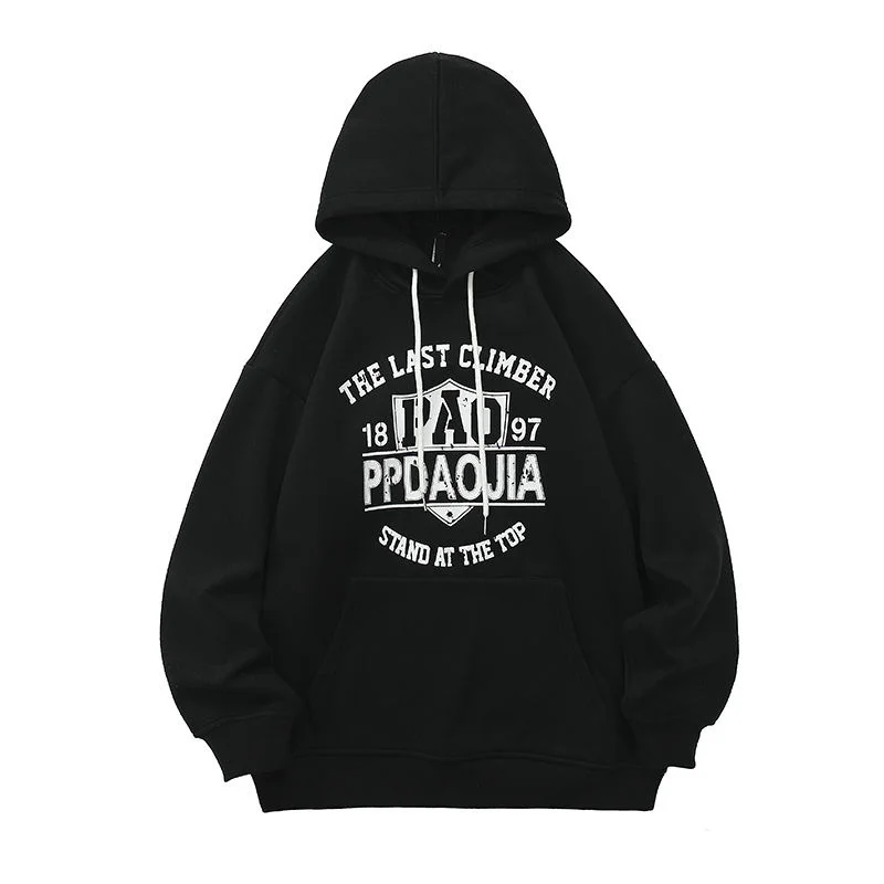 Мужская толстовка с капюшоном и надписью в стиле хип-хоп | одежда