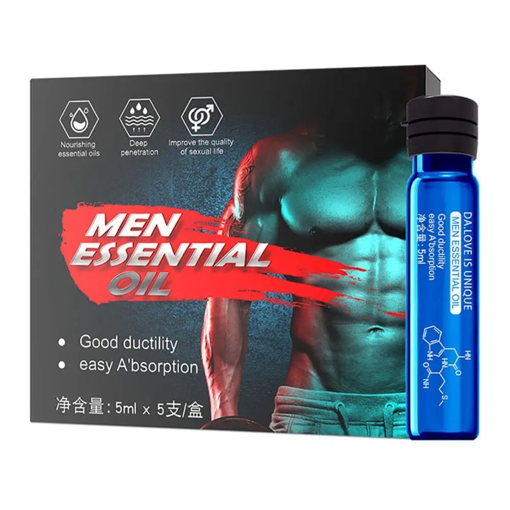 5 bottle/set Penis Thickening Growth Big Dick Enlargment Liquid Cock Erection Enhancer Men Health Care Enlarge Massage Enlargeme