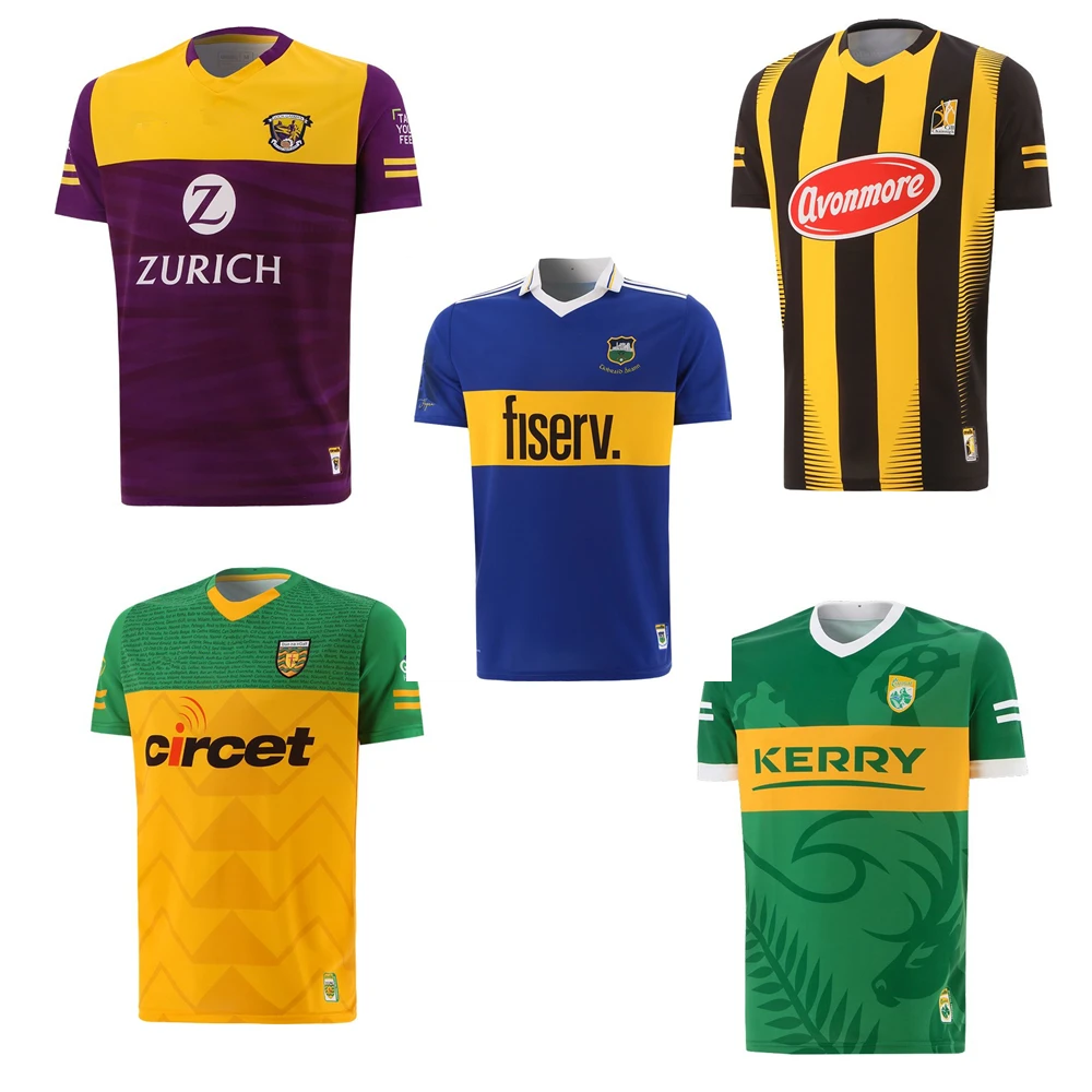 

Hot sales 2022 Wexford Home jersey Fermanagh Meath Derry Tyrone Kerry Donegal Hurling 1916 Commemoration Jersey Ireland shirt