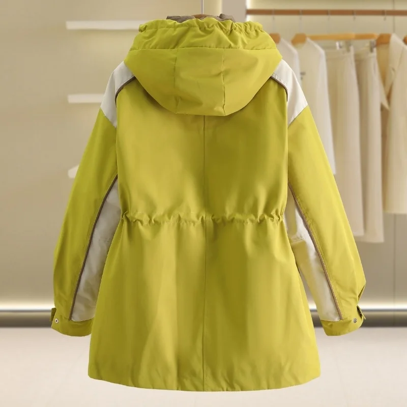 90 Белый утиный пух [Любовь] Капюшон Ветрозащитный пуховик соответствующего цвета