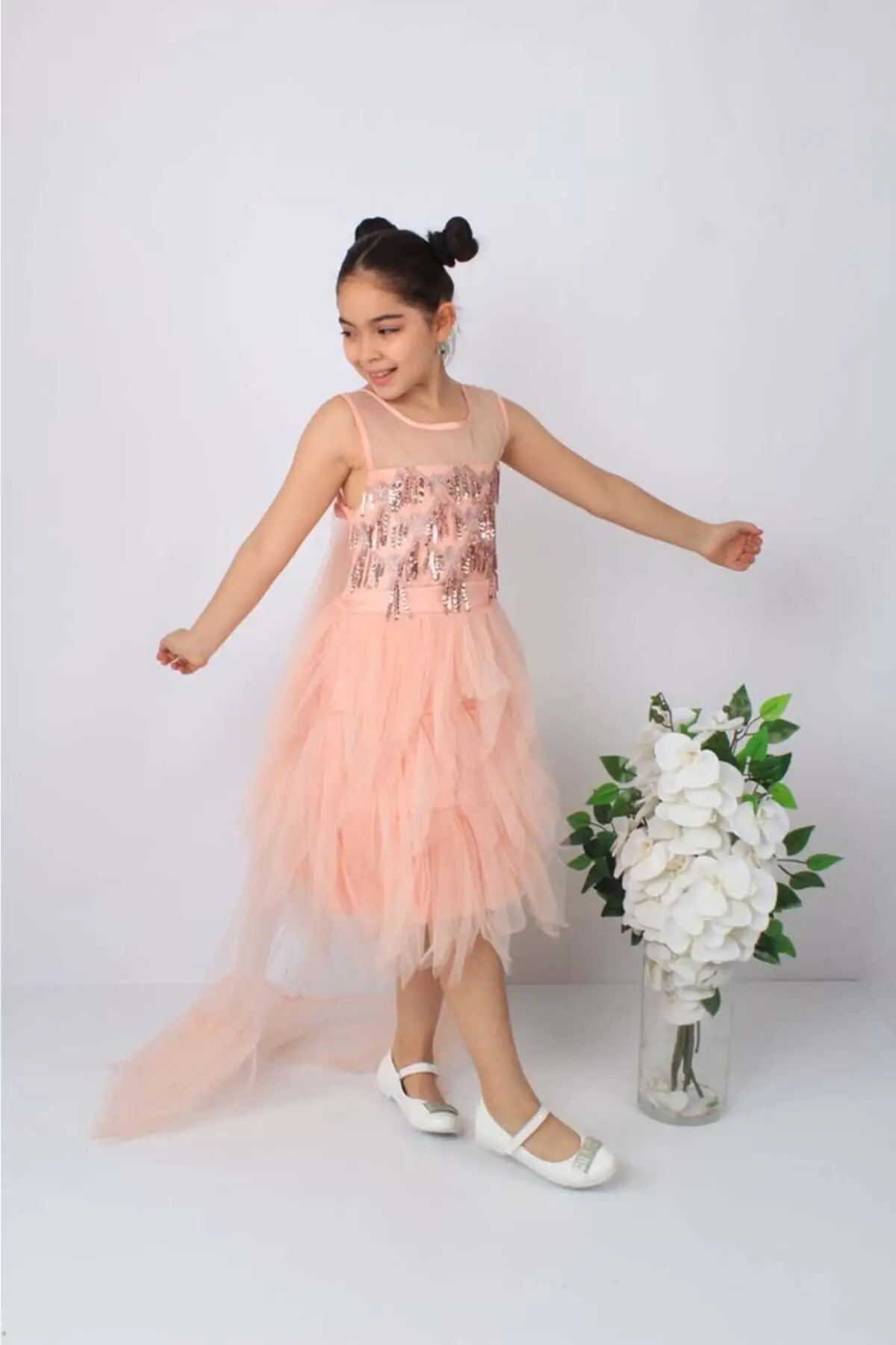 

Женское Пышное Платье с блестками, Стильное вечернее платье розового цвета с вырезом на велосипеде