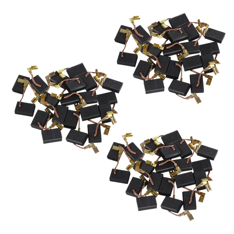 

60 Pcs 21/32 Inch X 27/64 Inch X 13/64 Inch Carbon Brush CB325 For Makita 9554NB 9557NB