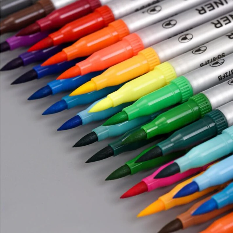 профессиональные маркеры. фломастеры fineliner 100 цветов. маркеры art marker 48 цветов. фломастеры кисточки. фломастеры с кисточкой на конце.