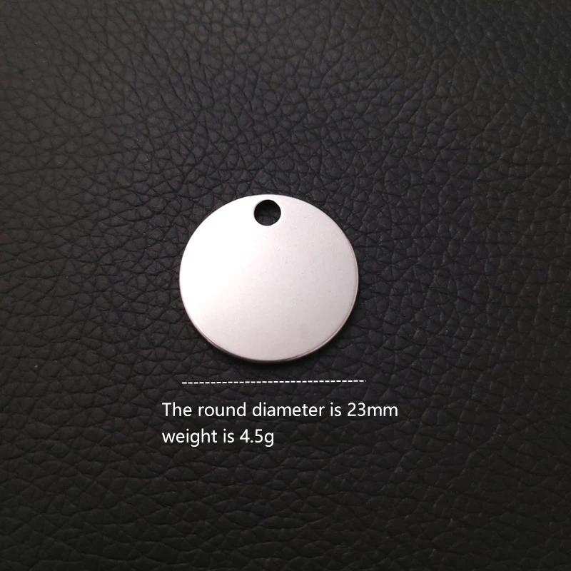 30 Оптовая нержавеющая сталь гладкая заготовка военная собака подвеска доска