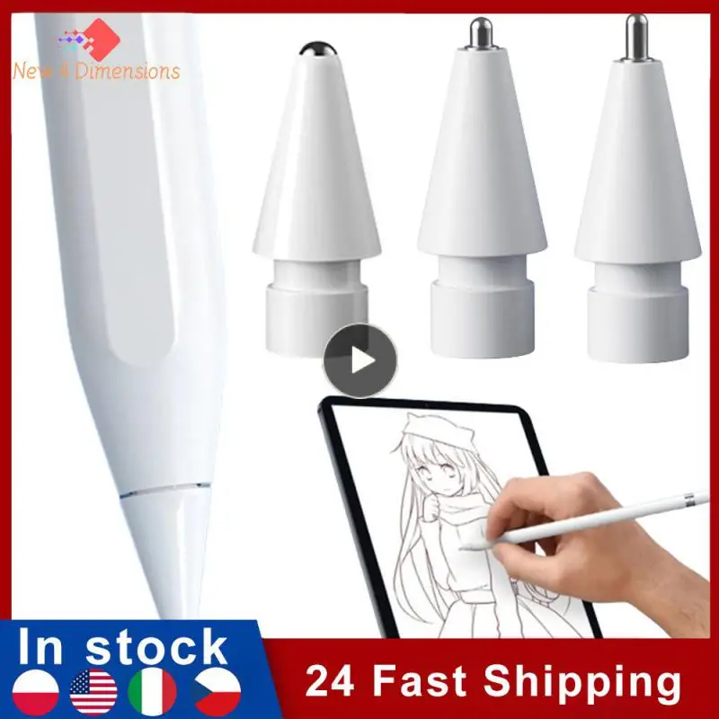 

1~10PCS 펜촉 Pencil Tips For Apple Pencil 1st/2nd Spare Nib Replacement Tip For Apple Pencil 1st/2nd Generation Nib Stylus Pen