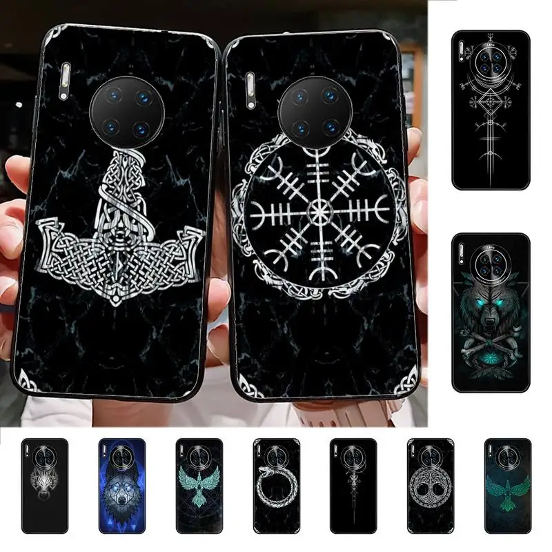 

Viking Logo Phone Case for Huawei Mate 20 10 9 40 30 lite pro X Nova 2 3i 7se