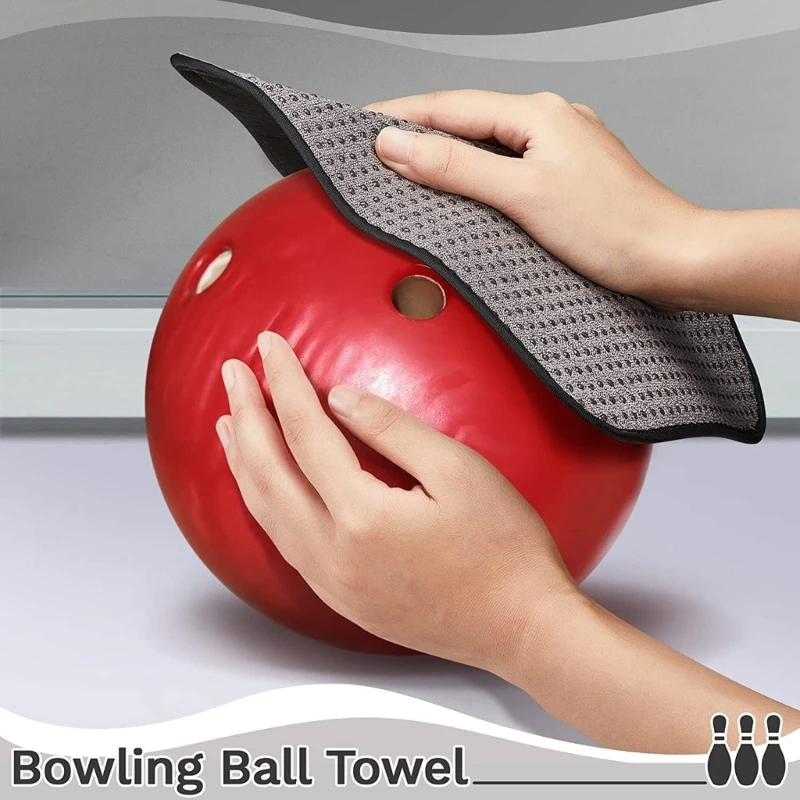 

10x8-дюймовое полотенце для боулинга Shammy Pad Easy-Grips Dot Bowling Cleaner Towel Non-Slip