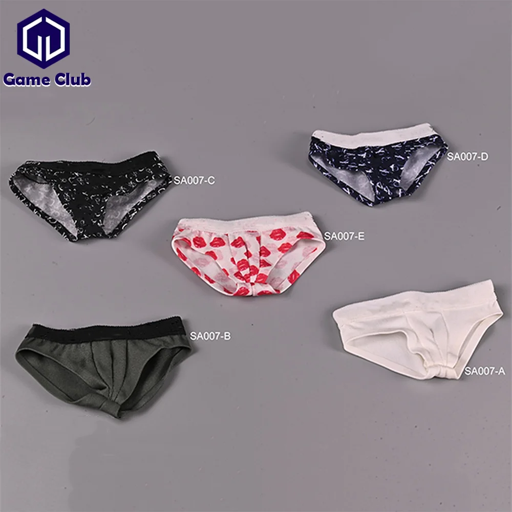 

SA Toys SA007 1/6 Male Soldier Underwear Briefs Fashion Popular Print Colourful Waist Stretch Underpants For 12in Action Figure