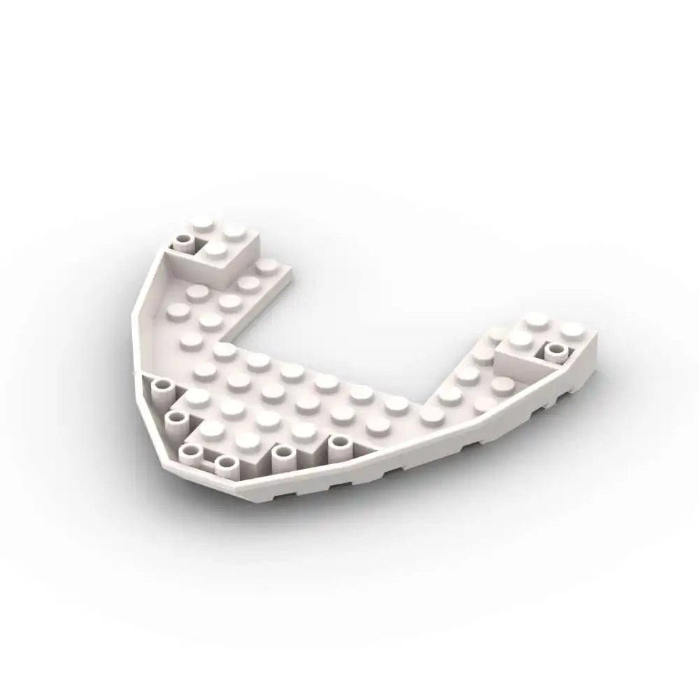 Фото MOC 1 шт. 47404 Носовая часть лодки 10x12x1, открытые строительные блоки, детали корабля, высокотехнологичные сборные игрушки, подарки для детей №2