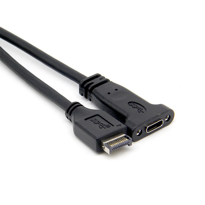 0 5 м USB 3.1 Type E to C 10 Гбит/с 100 Вт Кабель-адаптер для настольного корпуса Удлинитель