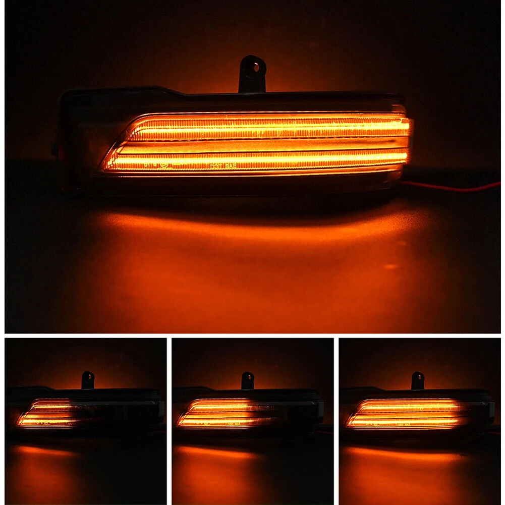 

2pcs Sequential Smoked LED Wing Mirror Light Turn Signals For Dodge RAM 1500 DT 2019-2022 Under Side Mirror Turn Lights