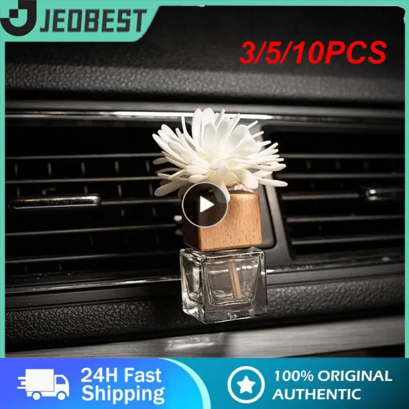 

3/5/10PCS Pure And Fresh Precise Texture Diffuser Bottle Simple Empty Bottle Of Essential Oil Wooden Bottle Caps 8/10ml