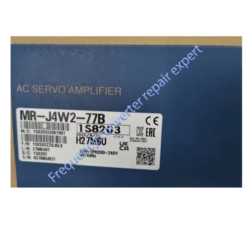 MR-J4W2-77B MR J4W2 77B MRJ4W277B 750 Вт оригинальный заводской агент, новый оригинал