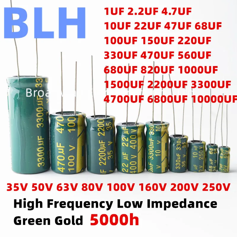 Высокочастотные алюминиевые конденсаторы 150-680 мкФ | AliExpress