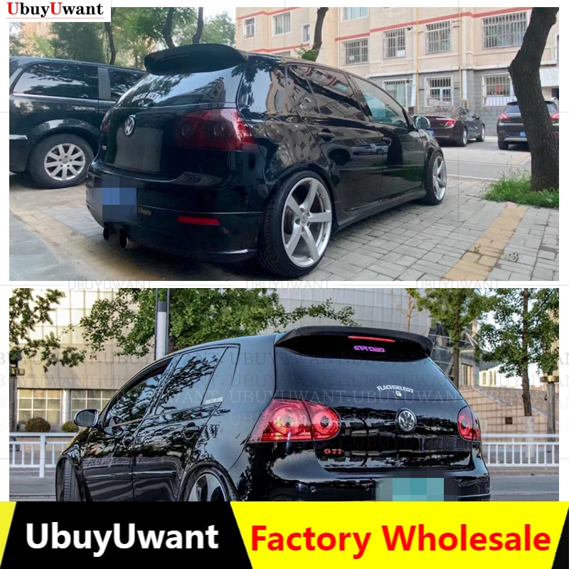 

For Volkswagen VW Golf 5 V MK5 R32 GTI High Quality Carbon Fiber Rear Boot Tail Trunk Wing Lip Spoiler Auto Part Car Accessories