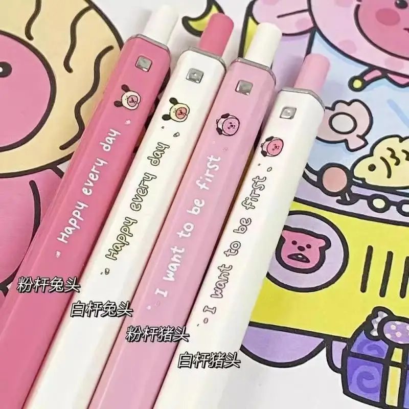 Kawaii Loopy маленький Бобр нейтральная ручка фетровый наконечник St Nib 0 5 мм черная