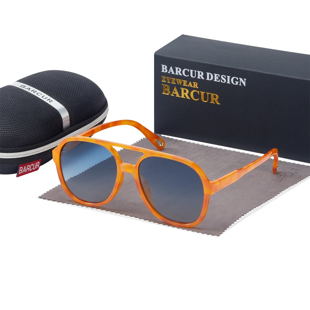 Очки-авиаторы BARCUR Мужские поляризационные Классические солнцезащитные