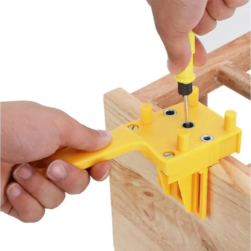 

Woodworking Punch Locator Carpenter Job Tools Hand Tools Handheld 6/8/10mm Drill Bit Hole Puncher For Cross Dowel Drill Jig