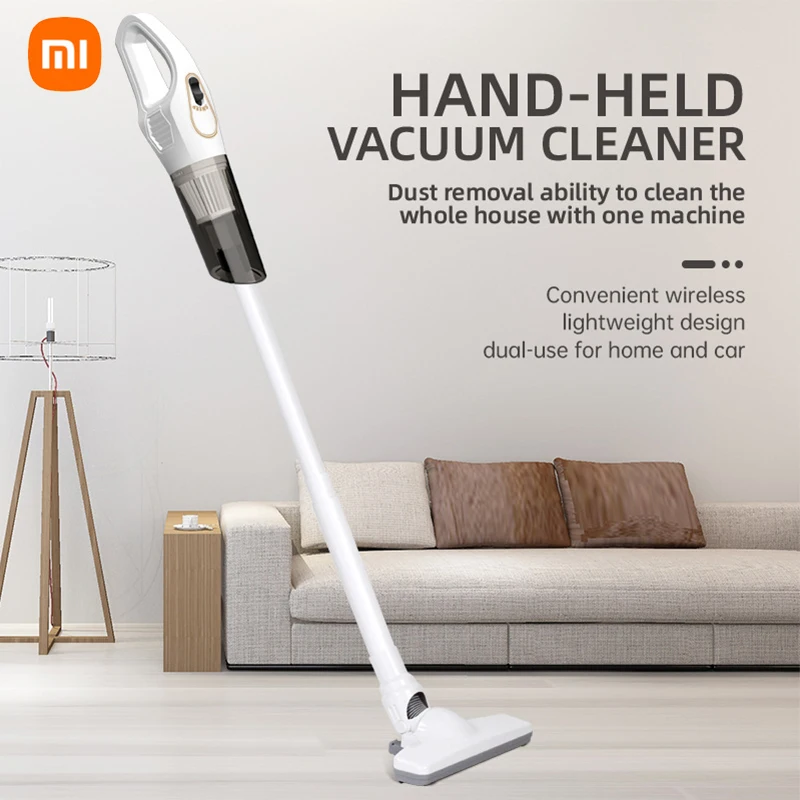 Xiaomi Vacuum Cleaner Handheld Cordless Wireless Vacuum Cleaners Rechargeable High Power Dry Wet  Vacuum Cleaner For Car Home
