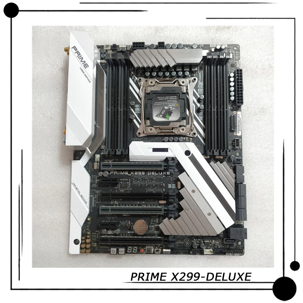 

PRIME X299-DELUXE для ASUS ATX настольная материнская плата X299 2066 PCI-E 3,0 DDR4 Core X-Series Высокое качество полностью протестировано Быстрая доставка