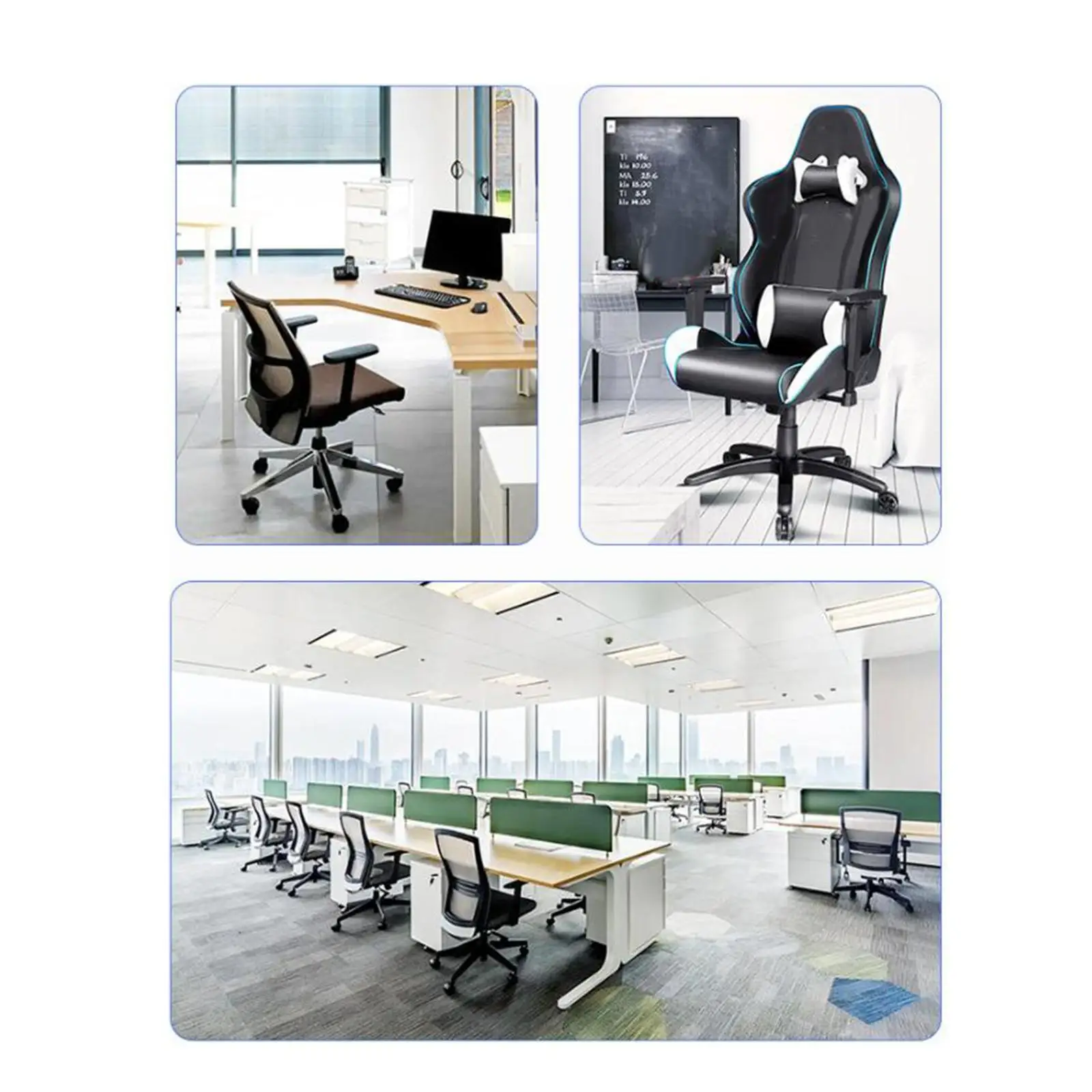 

Office Chair Armrest Pad Office Chair Parts with Mounting Hole Screws Set