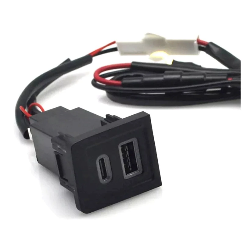 

Новое автомобильное USB-зарядное устройство PD Quick Charge QC3.0, адаптер для зарядки телефона, розетка для Multivan T5 2003-2015