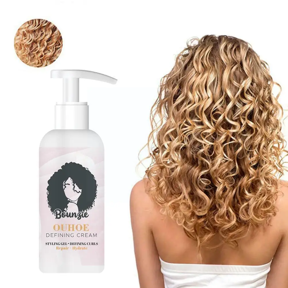 

50ml Hair Elastin Perfect Curly Hair Moisturize Cream Control Frizz Hair Care Prevent Elasticity Cream Hairstyle Restore St R8P7