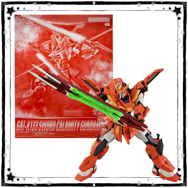 Фото В наличии: Сборная модель Bandai Gundam FM 1/100 GAT-X133 Sword Calamity, аниме-фигурка, коллекционная модель, игрушка для мальчиков, подарок №1