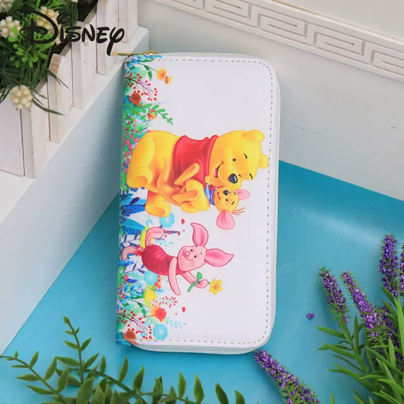 Disney Stitch New Women's Wallet Fashion High Quality Long Men's Wallet Cartoon Versatile Casual Multi Card Storage Bag